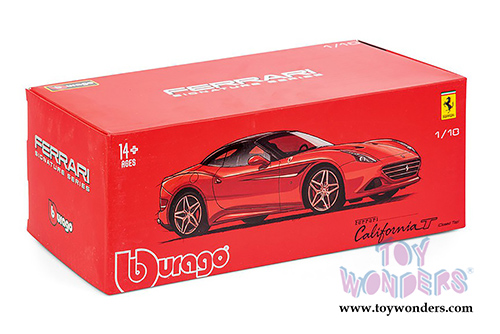 BBurago Signature Series - Ferrari California Closed Top (1/18 scale diecast model car, Red) 16902R