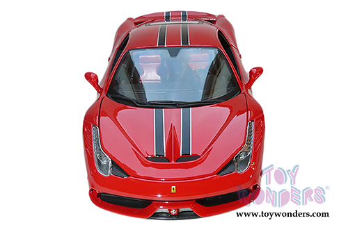 BBurago Signature Series - Ferrari 458 Speciale Hardtop (1/18 scale diecast model car, Red) 16903R