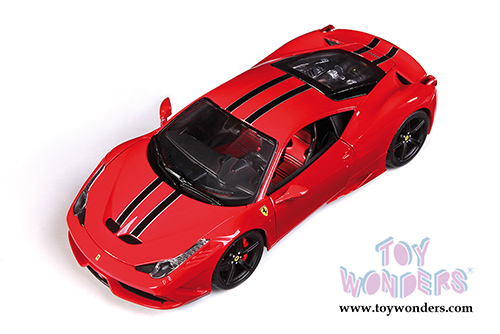 BBurago Signature Series - Ferrari 458 Speciale Hardtop (1/18 scale diecast model car, Red) 16903R