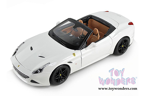 BBurago Signature Series - Ferrari California Open Top (1/18 scale diecast model car, White) 16904W