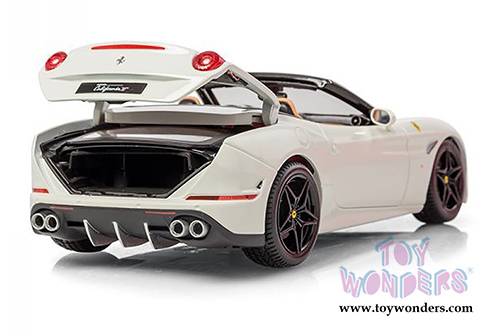 BBurago Signature Series - Ferrari California Open Top (1/18 scale diecast model car, White) 16904W