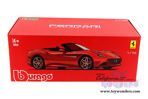 BBurago Signature Series - Ferrari California Open Top (1/18 scale diecast model car, White) 16904W