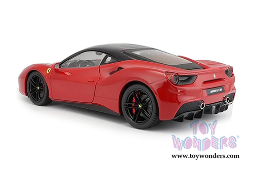 BBurago Signature Series - Ferrari 488 GTB Hard Top (1/18 scale diecast model car, Red) 16905R
