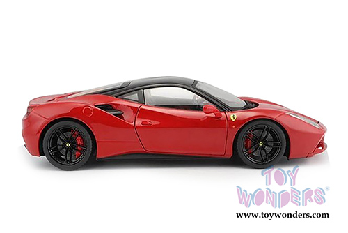 BBurago Signature Series - Ferrari 488 GTB Hard Top (1/18 scale diecast model car, Red) 16905R