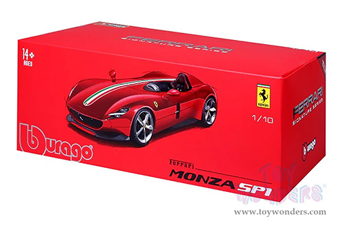 BBurago Signature - Ferrari Monza SP1 (1/18 scale diecast model car, Red) 16909R
