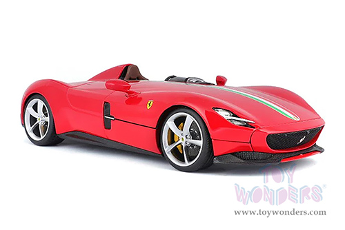 BBurago Signature - Ferrari Monza SP1 (1/18 scale diecast model car, Red) 16909R