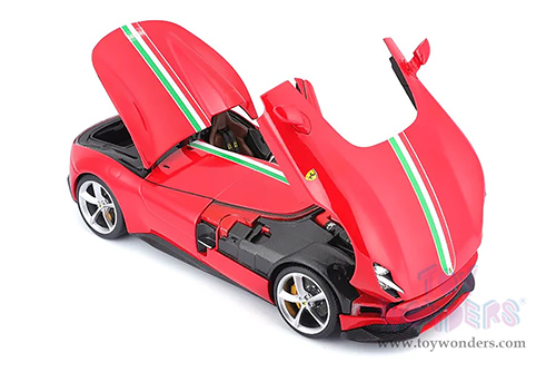 BBurago Signature - Ferrari Monza SP1 (1/18 scale diecast model car, Red) 16909R