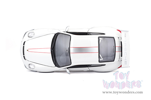 BBurago - Porsche 911 GT3 RS 4.0 Hard Top (1/18 scale diecast model car, White) 18-11036W