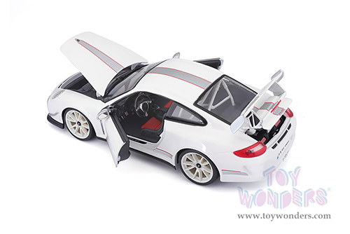 BBurago - Porsche 911 GT3 RS 4.0 Hard Top (1/18 scale diecast model car, White) 18-11036W