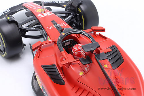 BBurago Formula Racing - Ferrari SF-23 #16 Charles Leclerc Formula One F1 World Championship (2023) (1/18 scale diecast model car, Red) 18-16812/16