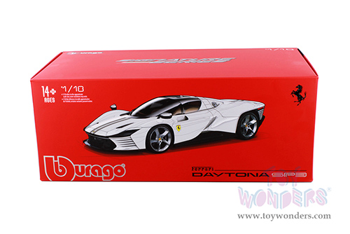 BBurago Signature Series - Ferrari Daytona SP3 (2022, 1/18 scale diecast model car, Red) 18-16912R