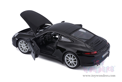 BBurago - Porsche 911 Carrera S (2011, 1/24 scale diecast model car, Black) 18-21065BK