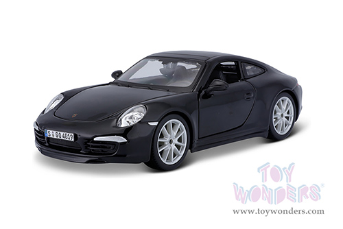 BBurago - Porsche 911 Carrera S (2011, 1/24 scale diecast model car, Black) 18-21065BK