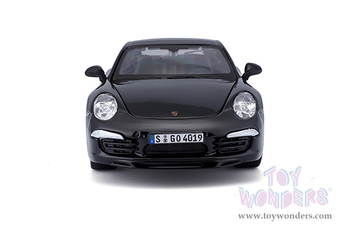 BBurago - Porsche 911 Carrera S (2011, 1/24 scale diecast model car, Black) 18-21065BK