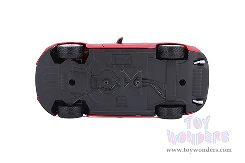 BBurago - Fiat 124 Spider (1/24 scale diecast model car, Red) 18-21083R