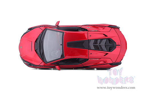 BBurago -  Lamborghini Sián FKP37 Hardtop (1/24 scale diecast model car, Red) 18-21099R