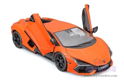 BBurago - Lamborghini Revuelto Hardtop (1/24 scale diecast model car, Orange) 18-21106OR
