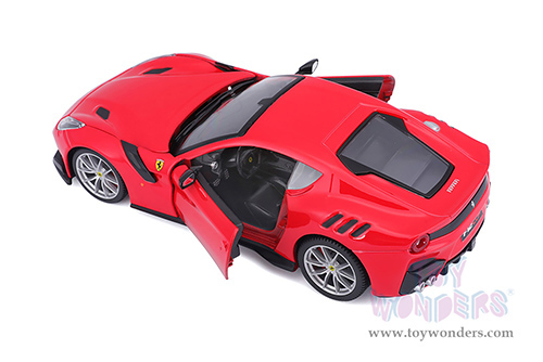 BBurago Ferrari Race & Play - Ferrari F12 TDF (1/24 scale diecast model car, Red) 18-26021R