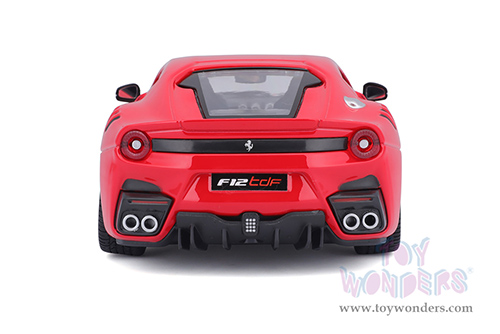 BBurago Ferrari Race & Play - Ferrari F12 TDF (1/24 scale diecast model car, Red) 18-26021R