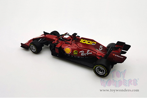 BBurago Ferrari Racing - Ferrari SF1000 #5 Sebastian Vettel Tuscan GP Formula One F1 (2020) "Ferrari's 1000th Race" (1/43 scale diecast model car, Red) 18-36823VETT