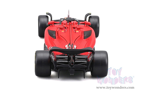 Bburago Formula Racing - Ferrari SF-23 #16 Charles Leclerc with Driver Formula One F1 Scuderia Ferrari (2023) (1/43 scale diecast model car, Red) 18-36835/16