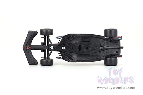 Bburago Formula Racing - Ferrari SF-24 #16 Charles Leclerc with Driver Formula One F1 Scuderia Ferrari (2024) (1/43 scale diecast model car, Red) 18-36843/16