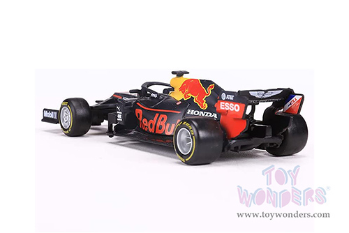 BBurago - Aston Martin Red Bull Racing RB16 #33 Max Verstappen Formula One F1 (2020) (1/43 scale diecast model car, Black) 18-38052VERS