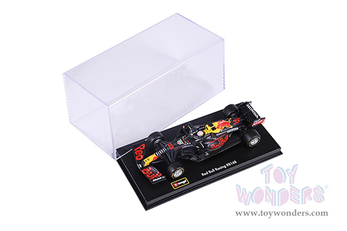 BBurago - Honda Red Bull Racing RB16 #33 Max Verstappen Formula One F1 (2021) with driver (1/43 scale diecast model car, Black) 18-38056VERS