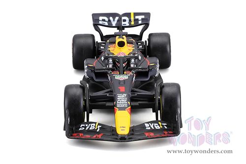 Bburago - Oracle Red Bull Racing RB19 #1 Max Verstappen with Driver Formula One F1 (2023) (1/43 scale diecast model car, Black) 18-38083/1