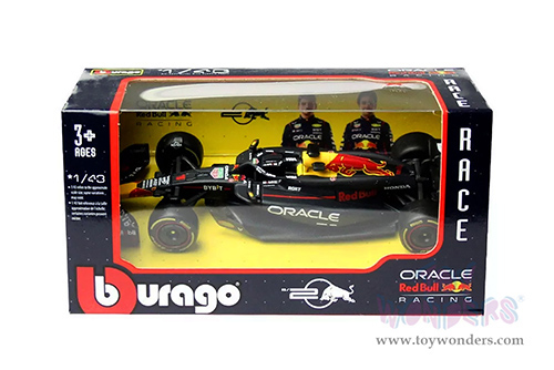 Bburago - Oracle Red Bull Racing RB20 #1 Max Verstappen Formula One F1 (2024) (1/43 scale diecast model car, Black) 18-38097/1