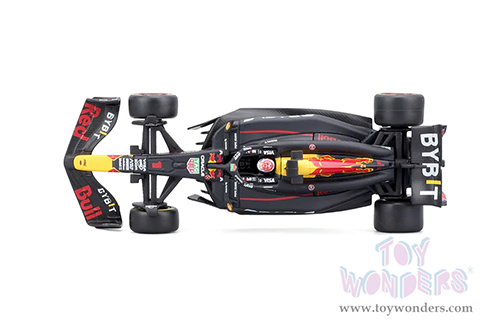 Bburago - Oracle Red Bull Racing RB20 #1 Max Verstappen with Driver Formula One F1 (2024) (1/43 scale diecast model car, Black) 18-38098/1