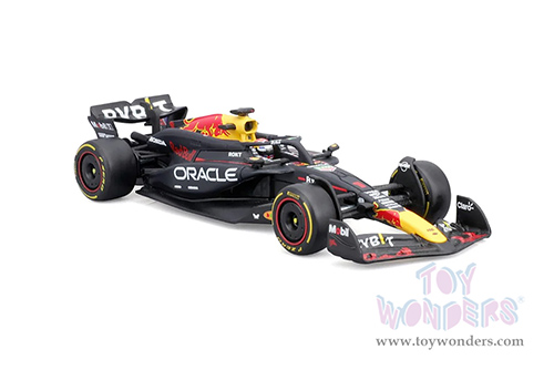 Bburago - Oracle Red Bull Racing RB20 #1 Max Verstappen with Driver Formula One F1 (2024) (1/43 scale diecast model car, Black) 18-38098/1