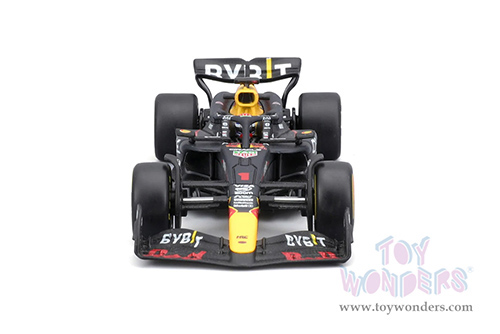 Bburago - Oracle Red Bull Racing RB20 #1 Max Verstappen with Driver Formula One F1 (2024) (1/43 scale diecast model car, Black) 18-38098/1