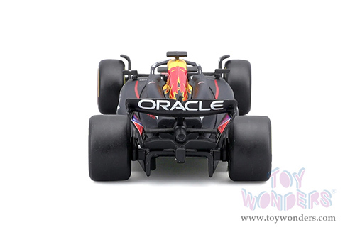 Bburago - Oracle Red Bull Racing RB20 #1 Max Verstappen with Driver Formula One F1 (2024) (1/43 scale diecast model car, Black) 18-38098/1