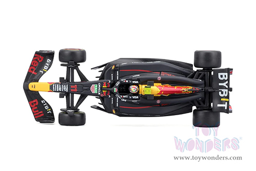 Bburago - Oracle Red Bull Racing RB20 #11 Sergio Perez with Driver Formula One F1 (2024) (1/43 scale diecast model car, Black) 18-38098/11