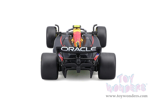 Bburago - Oracle Red Bull Racing RB20 #11 Sergio Perez with Driver Formula One F1 (2024) (1/43 scale diecast model car, Black) 18-38098/11