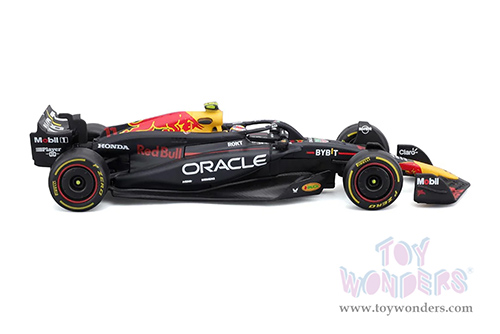 Bburago - Oracle Red Bull Racing RB20 #11 Sergio Perez with Driver Formula One F1 (2024) (1/43 scale diecast model car, Black) 18-38098/11