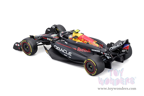 Bburago - Oracle Red Bull Racing RB20 #11 Sergio Perez with Driver Formula One F1 (2024) (1/43 scale diecast model car, Black) 18-38098/11
