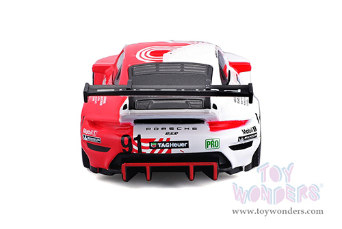 BBurago Race - Porsche 911 RSR #91 Lemans (2020, 1/43 scale diecast model car, White/Red) 18-38308/91