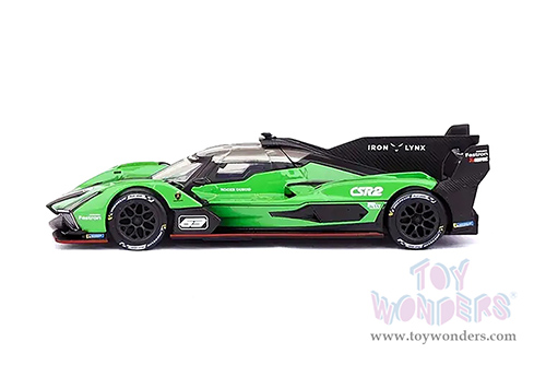 BBurago Race - Lamborghini SC63 #63 IMSA SportsCar 2024 (1/43 scale diecast model car, Green) 18-38315