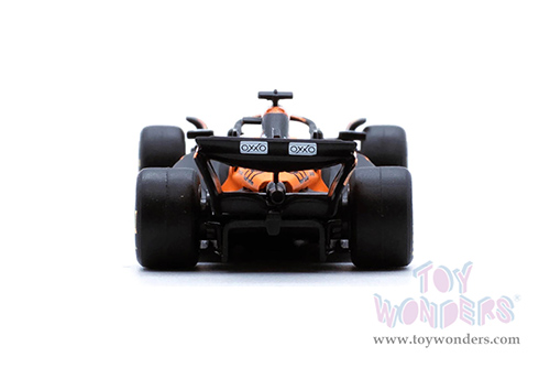 BBurago Formula Racing - McLaren MCL39 #81 Oscar Piastri Formula One F1 Australian GP (2025) (1/64 scale diecast model car, Black/Orange) 18-58001/81
