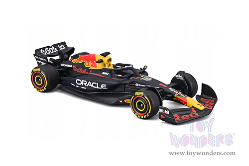 BBurago Formula Racing - Oracle Red Bull Racing RB21 #1 Max Verstappen Formula One F1 (2025) (1/64 scale diecast model car, Black) 18-58003/1