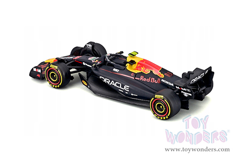 BBurago Formula Racing - Oracle Red Bull Racing RB21 #22 Yuki Tsunoda Formula One F1 (2025) (1/64 scale diecast model car, Black) 18-58003/22