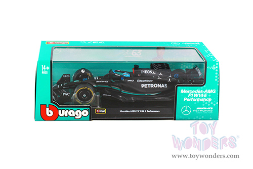 Bburago Formula Racing - Formula One F1 Assorted Racing Cars with Driver (1/24 scale diecast model car, Asstd.) 18-60060