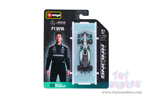 BBurago Formula Racing - Formula One F1 (2025) Assorted (1/64 scale diecast model car, Asstd.) 18-60164
