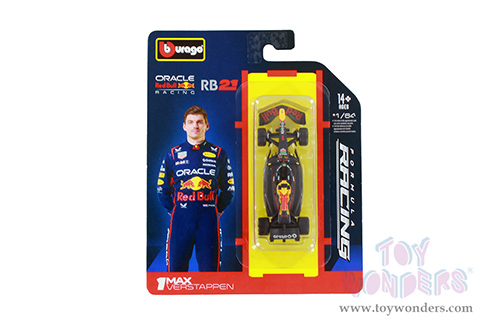 BBurago Formula Racing - Formula One F1 (2025) Assorted (1/64 scale diecast model car, Asstd.) 18-60164