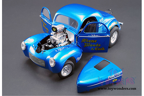 Acme - Stone Woods & Cook Gasser Hardtop (1941, 1/18 scale diecast model car, Blue)  1800906