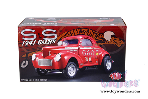 Acme - SS Gasser  (1941, 1/18 scale diecast model car, Red) 1800908