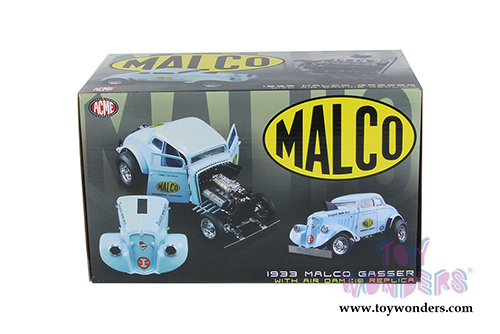 Acme - Malco Gasser with Air Dam  (1933, 1/18 scale diecast model car, Light Blue) 1800911