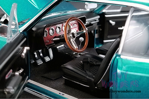 Acme - Pontiac&reg; GTO&trade; Hard Top (1966, 1/18 scale diecast model car, Turquoise) 1801212